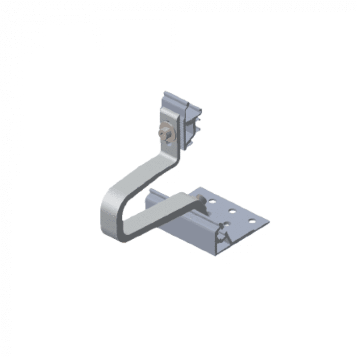 Aerocompact XTS40CL Alu-Dachhaken max.40x10mm,Click f.Pfannenziegel-Dächer – Bild 1