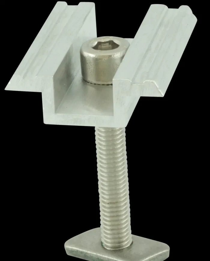 Alumero Mittelklemme vormontiert 28-37 L=50 mm – Bild 1