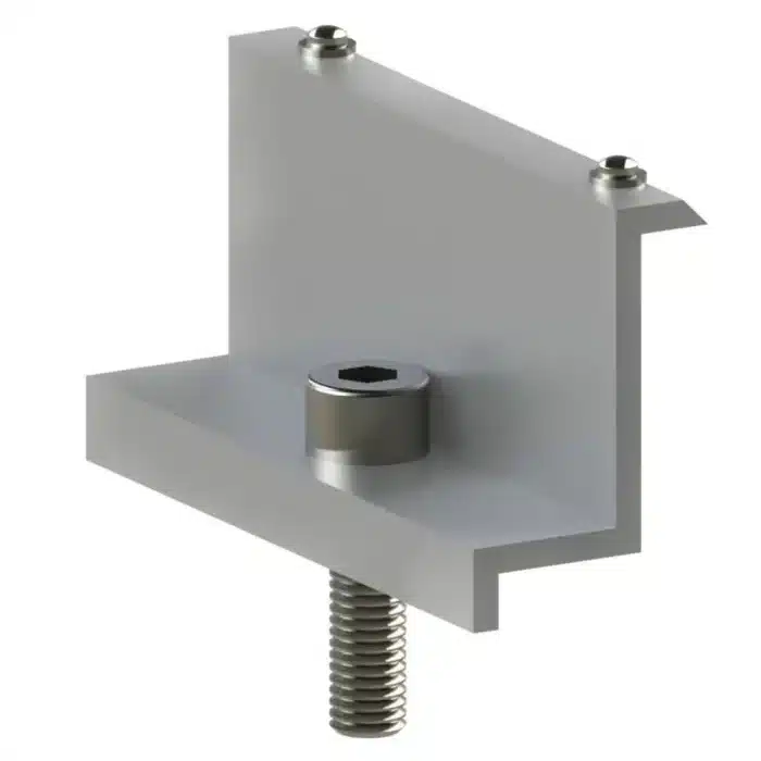 Alumero Abschlussklemme 38 AC vormont. mit Pins L=80 mm – Bild 1