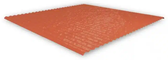 SingleHook FLA Metallabdeckungen mit Butylstreifen, Rot – Bild 1